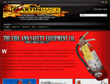 Tablet Screenshot of martinmackfire.com